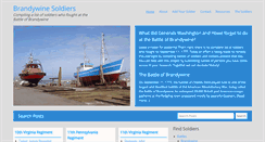 Desktop Screenshot of brandywinesoldiers.com